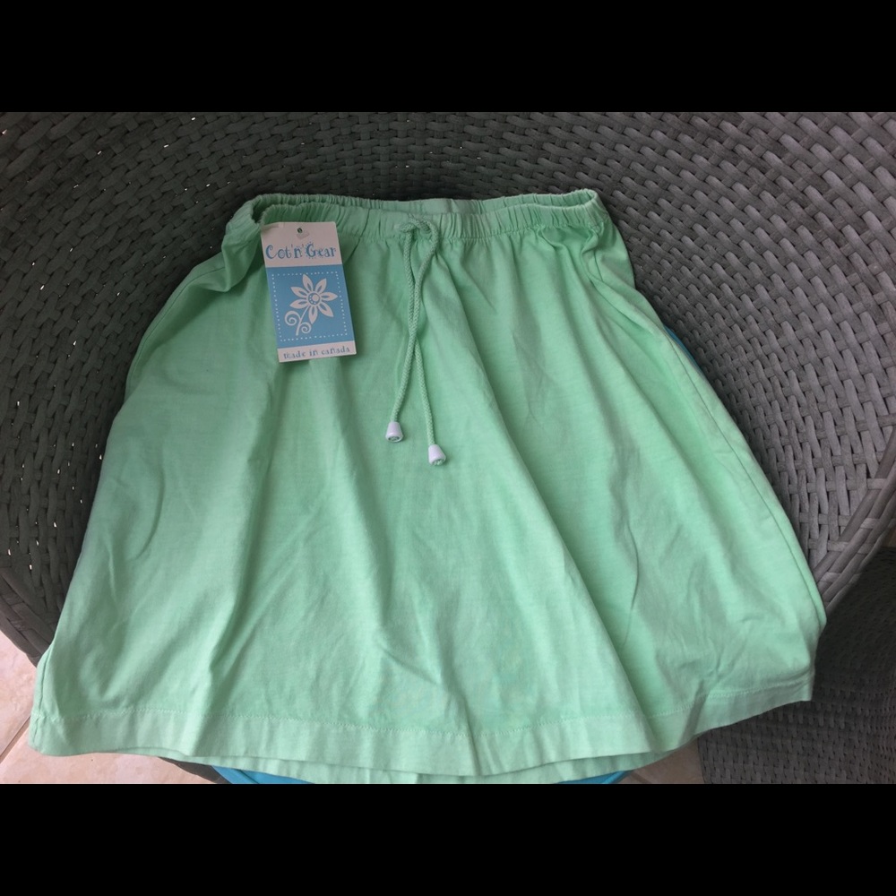 Elastic Waistband Cotton Skirt NWT